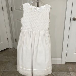 American princess size 14.5 girls ivory dress